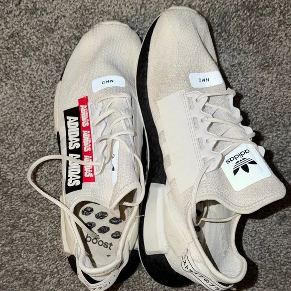 Adidas NMD White and Black Sneakers - Picture 11 of 12